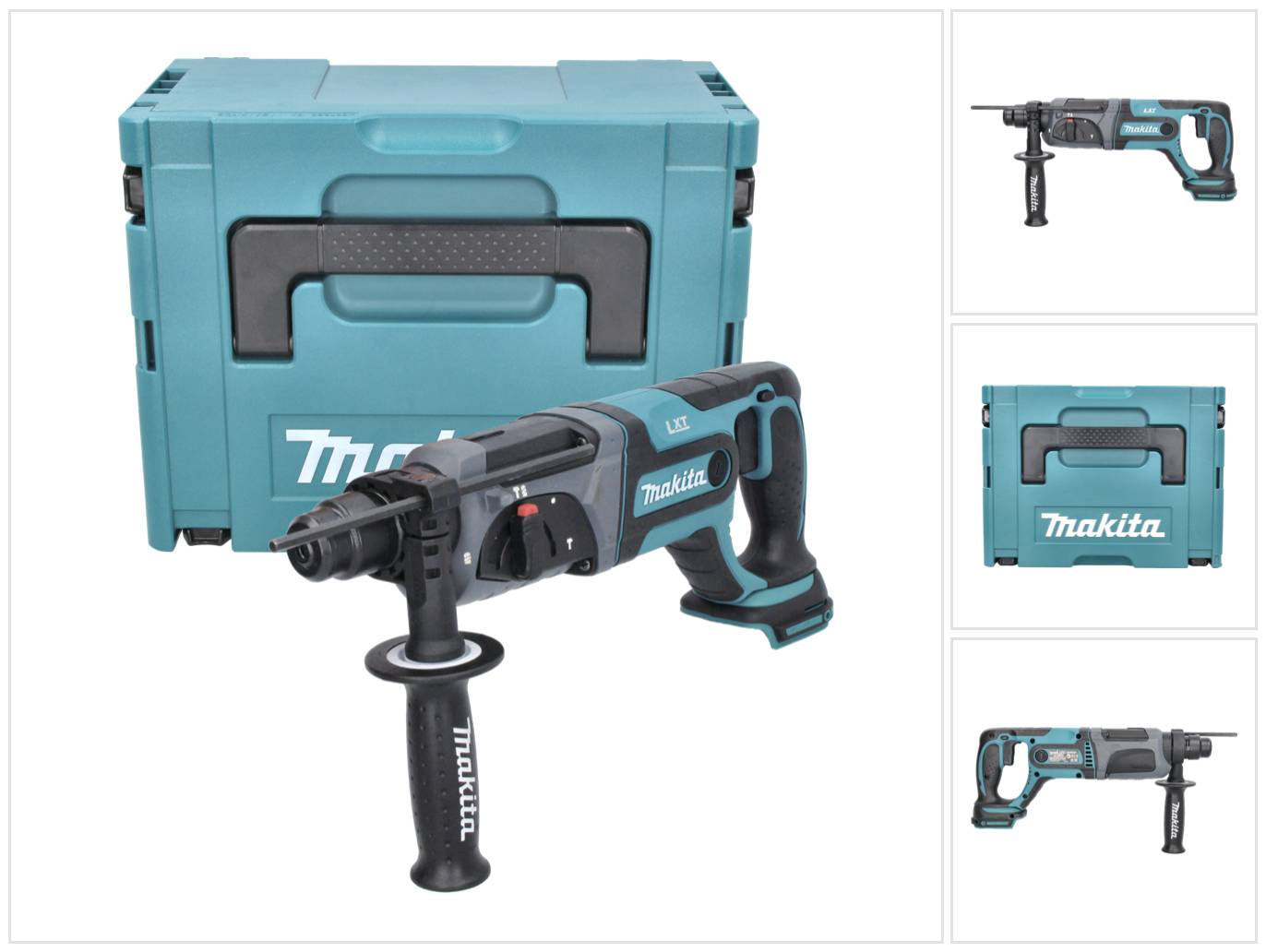 Makita DHR 241 ZJ Akku Bohrhammer 18 V 2,0 J SDS plus + Makpac - ohne Akku, ohne Ladegerät-0