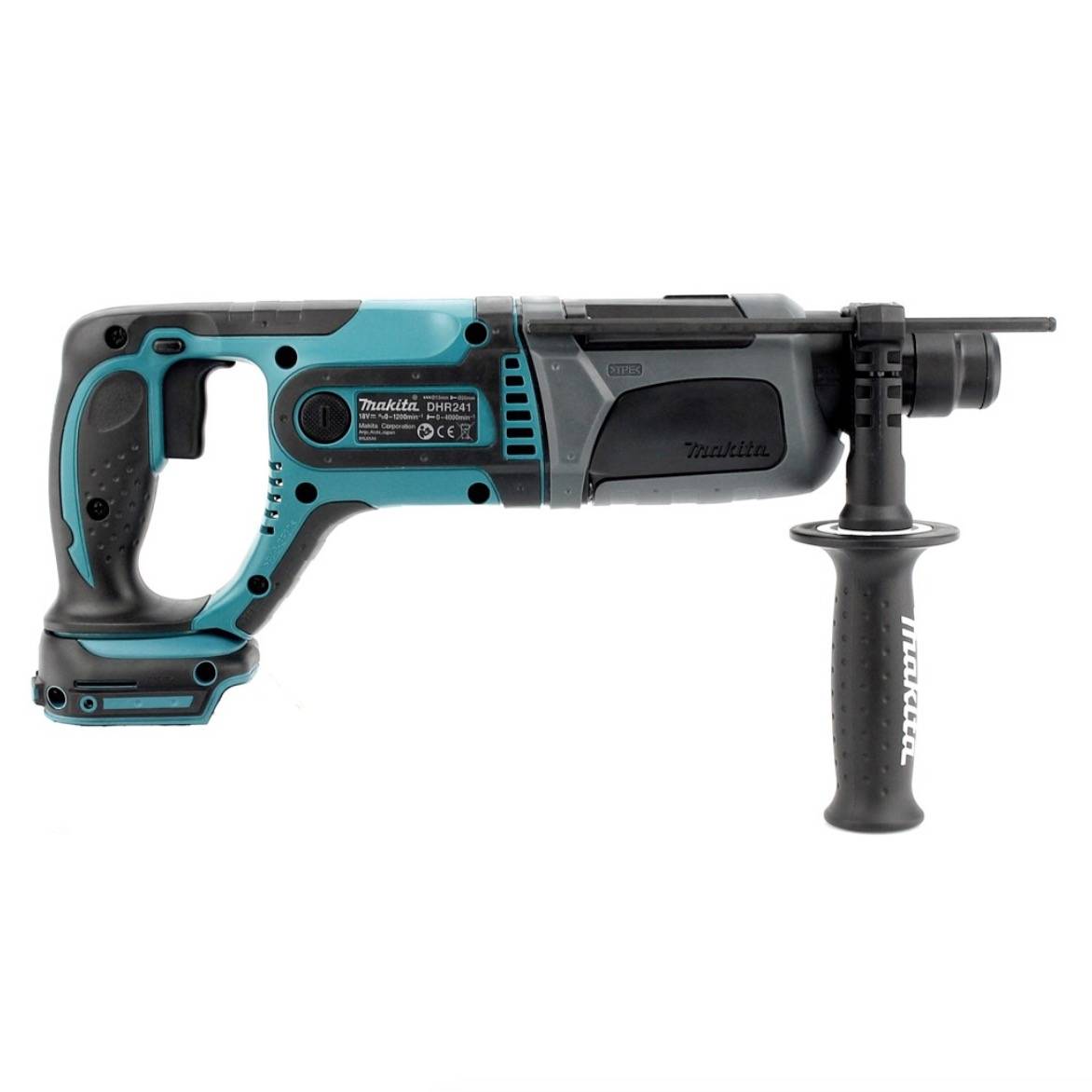 Makita DHR 241 Z 18 V Li-Ion Akku Bohrhammer mit SDS-Plus Aufnahme Solo + Makita D-42444 SDS-Plus Bohrer-Meißel-Set 17 t-4