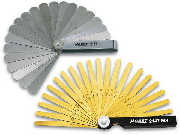 Hazet 2147 2147 Fühlerlehre 0.05 - 1 mm Anzahl Blätter: 20