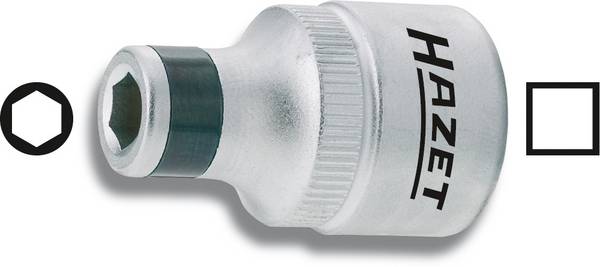 Hazet 2250-1 2250-1 Bit-Adapter 6.3 mm 1/4 Zoll Antrieb 1/4" (6.3 mm) 23.5 mm 1 St.