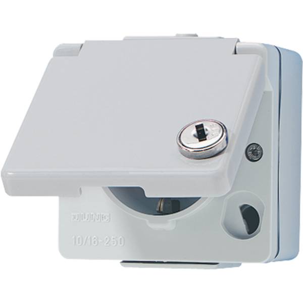 Jung 620WSL SCHUKO® Steckdose mit Sicherheitsschloss