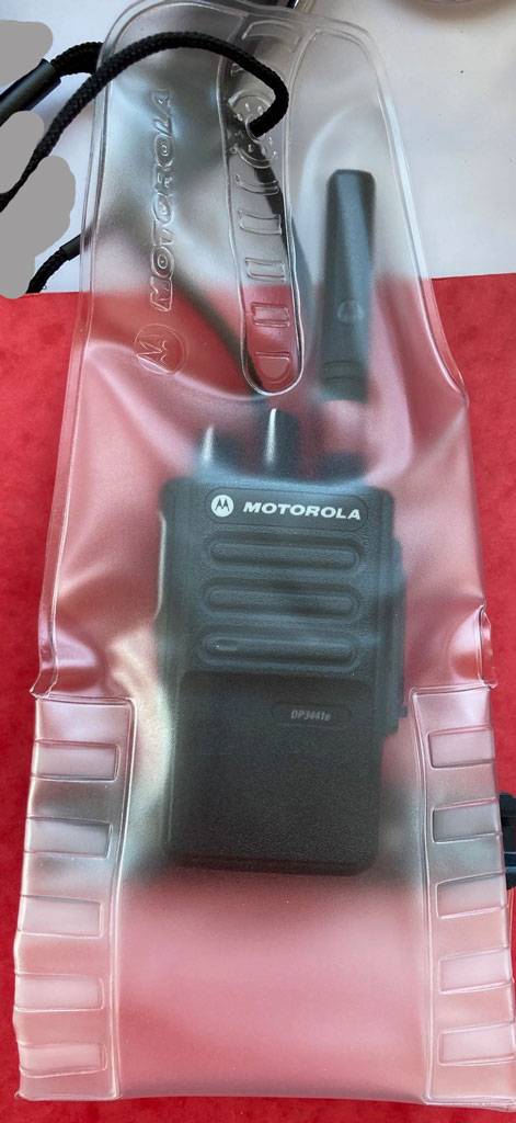 Motorola wasserdichte Tasche für Handfunkgeräte HLN9985B-3
