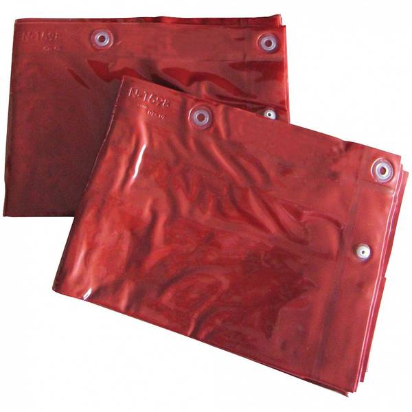 CEPRO Schweißvorhang - Größe:200 x 140 cm, Farbe:orange-CE