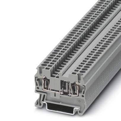 Phoenix Contact 3035027 Durchgangsreihenklemme 5.2 mm Zugfeder Grau 50 St. Piece
