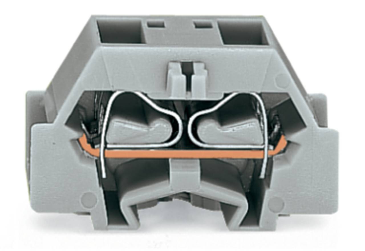 WAGO 261-344 4-Leiter-Klemme blau 2x0,08-2,5qmm mit Rastfuss-0