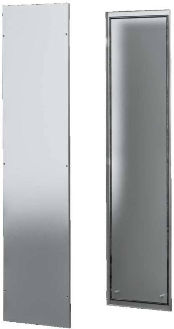 2 Stück Rittal Seitenwand Stahlblech RAL 7035 ( TS 8185.235 ) TS8185235