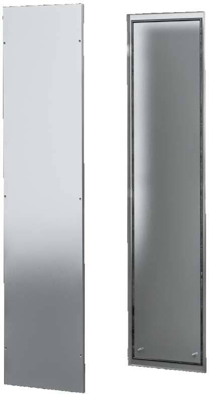 2 Stück Rittal Seitenwand Stahlblech RAL 7035 ( TS 8185.235 ) TS8185235-0
