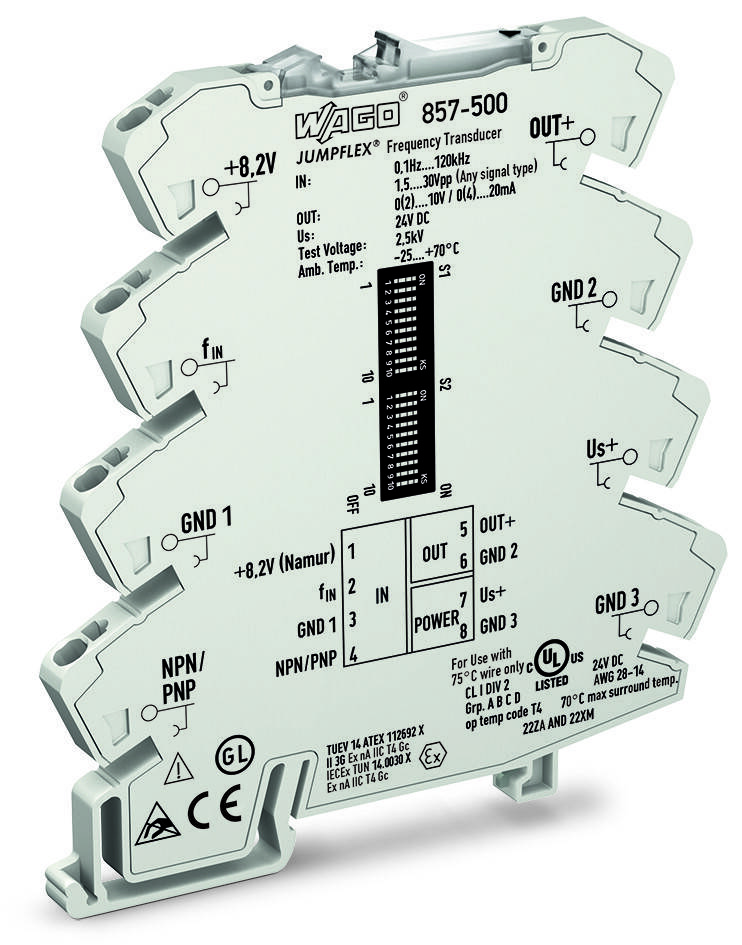 WAGO GmbH & Co. KG Frequenzmessumformer 857-500-0