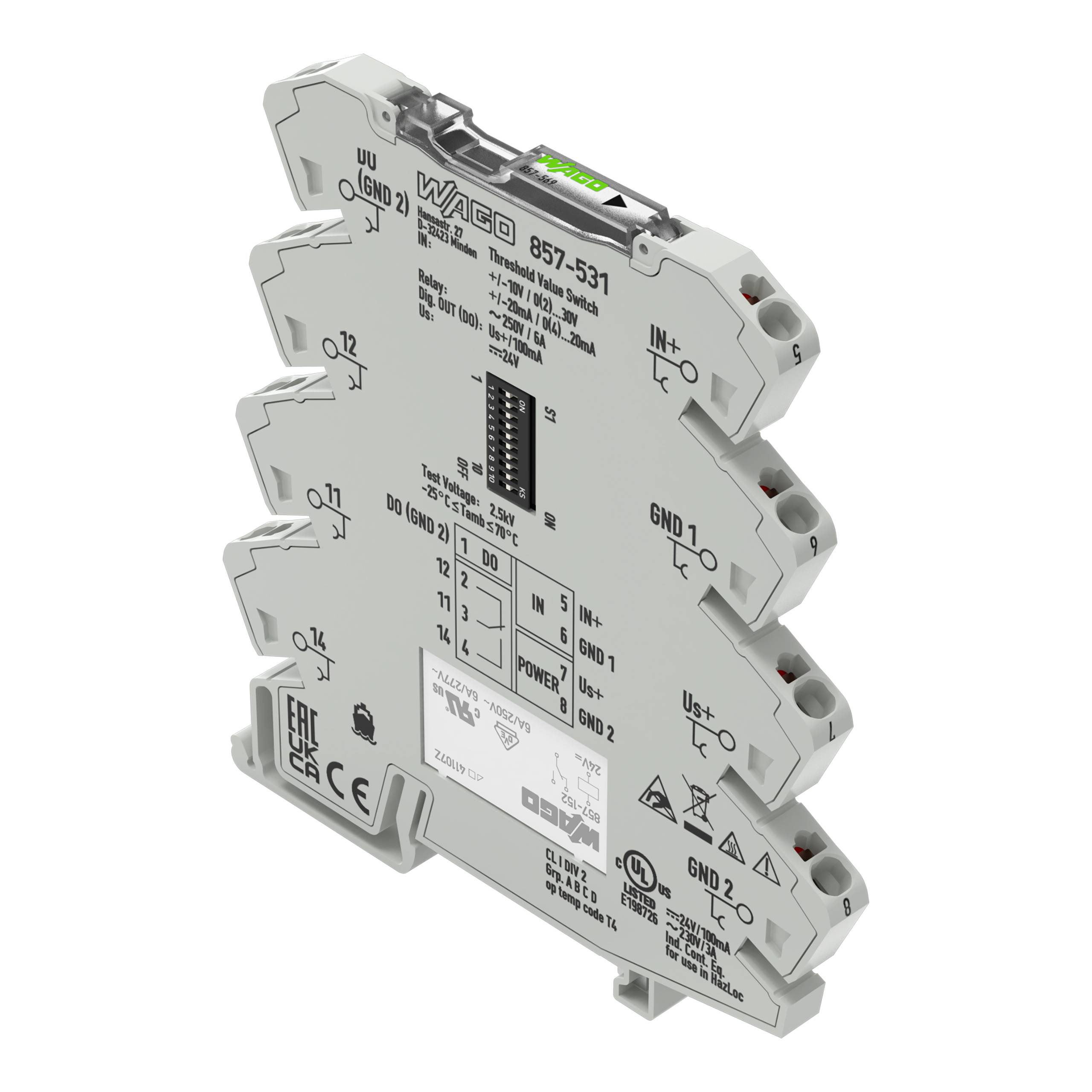 WAGO GmbH & Co. KG Grenzwertschalter 857-531-0