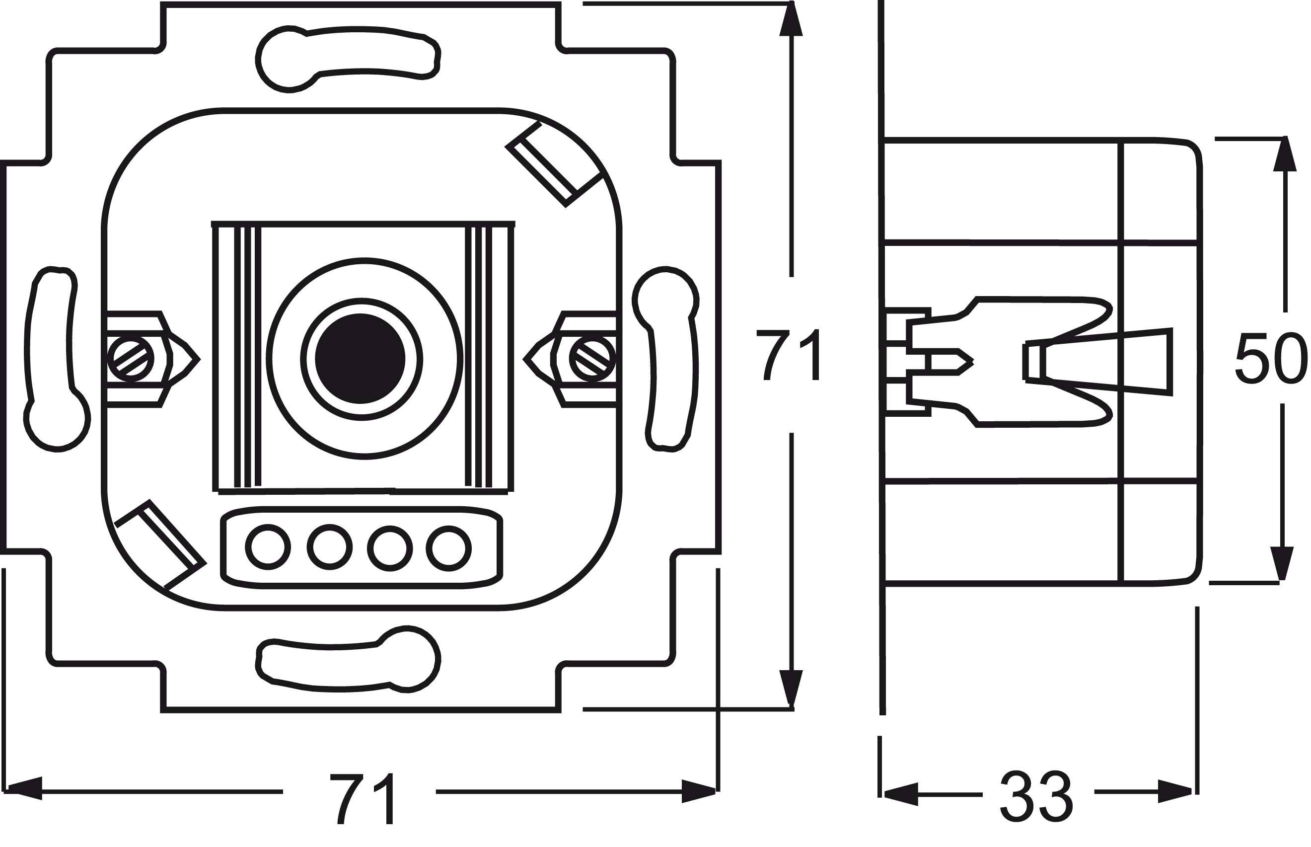 Busch-Jaeger Dimmer-Einsatz 6517 U-101-1