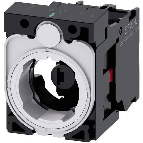 SIEM 3SU1501-1AG60-1CA0 Halter für 3 Module, 1Ö, LED-Modul, weiß, AC/DC 6-24V