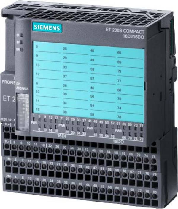 Siemens Indus.Sector Digitalmodul 16E/16A 6ES7151-1CA00-3BL0