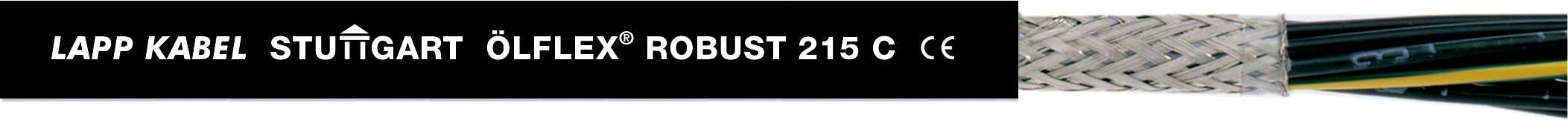 LAPP ÖLFLEX® ROBUST 215 C Styreledning 3 G 0.75 mm² Sort 22718/500 500 m