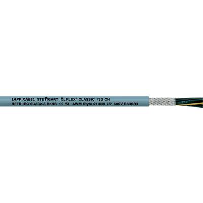 LAPP ÖLFLEX® CLASSIC 135 CH Steuerleitung 4 G 2.50 mm² Grau 1123342-500 500 m