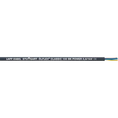 LAPP ÖLFLEX® CLASSIC 100 BK POWER Steuerleitung 4 G 2.50 mm² Schwarz 1120470-100 100 m