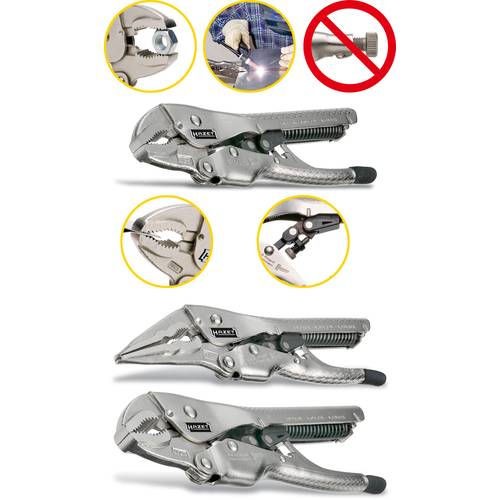 Thumbnail - Hazet 755-10A Automatik-Gripzange Halbrund 0 - 44 mm 230 mm