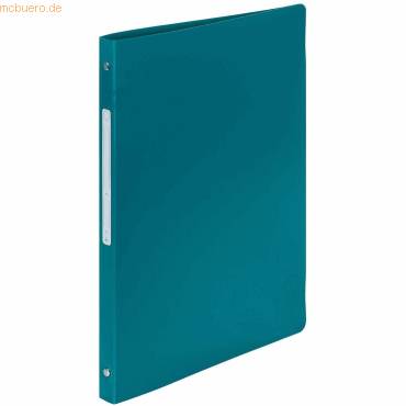 Ringbuch Uni A4 PP 2 Ringe 15mm dunkelgrün-0