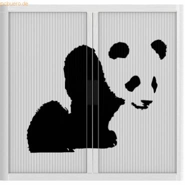 Rollladenschrank easyoffice BxTxH 86x37,5x104cm Panda