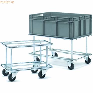 Fahrgestell erhöht 1 Etage 85,5x60,5cm silber-0