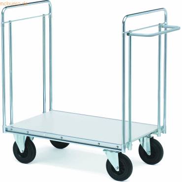 Stapelwagen Serie 400 Modell 55 1 Etage 100x70cm silber-0