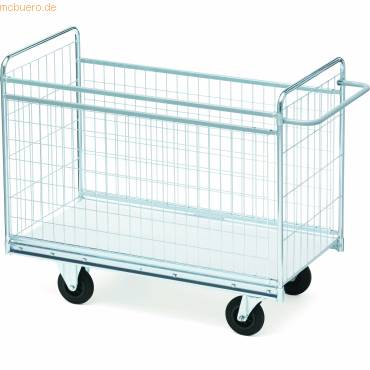 Vierwandwagen Serie 300 Modell 82 1 Etage 140x60cm silber-0
