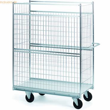 Vierwandwagen Serie 300 Modell 84 1 Etage 100x60cm silber-0