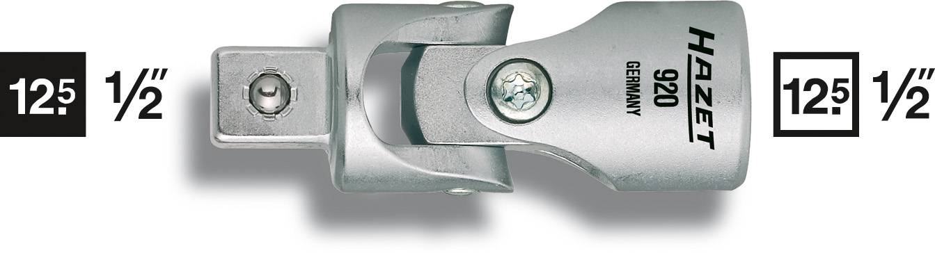 HAZET Universalgelenk Antrieb (Schraubendreher) 1/2\" (12.5 mm) Abtrieb 1/2\" (12.5 mm) 70 mm Hazet 92