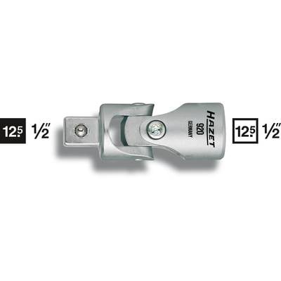 'Adapter von Hazet, Modell 920, aus Metall. Konvertiert 12,5 mm (1/2 Zoll) Antrieb in 12,5 mm (1/2 Zoll) Vierkant.'