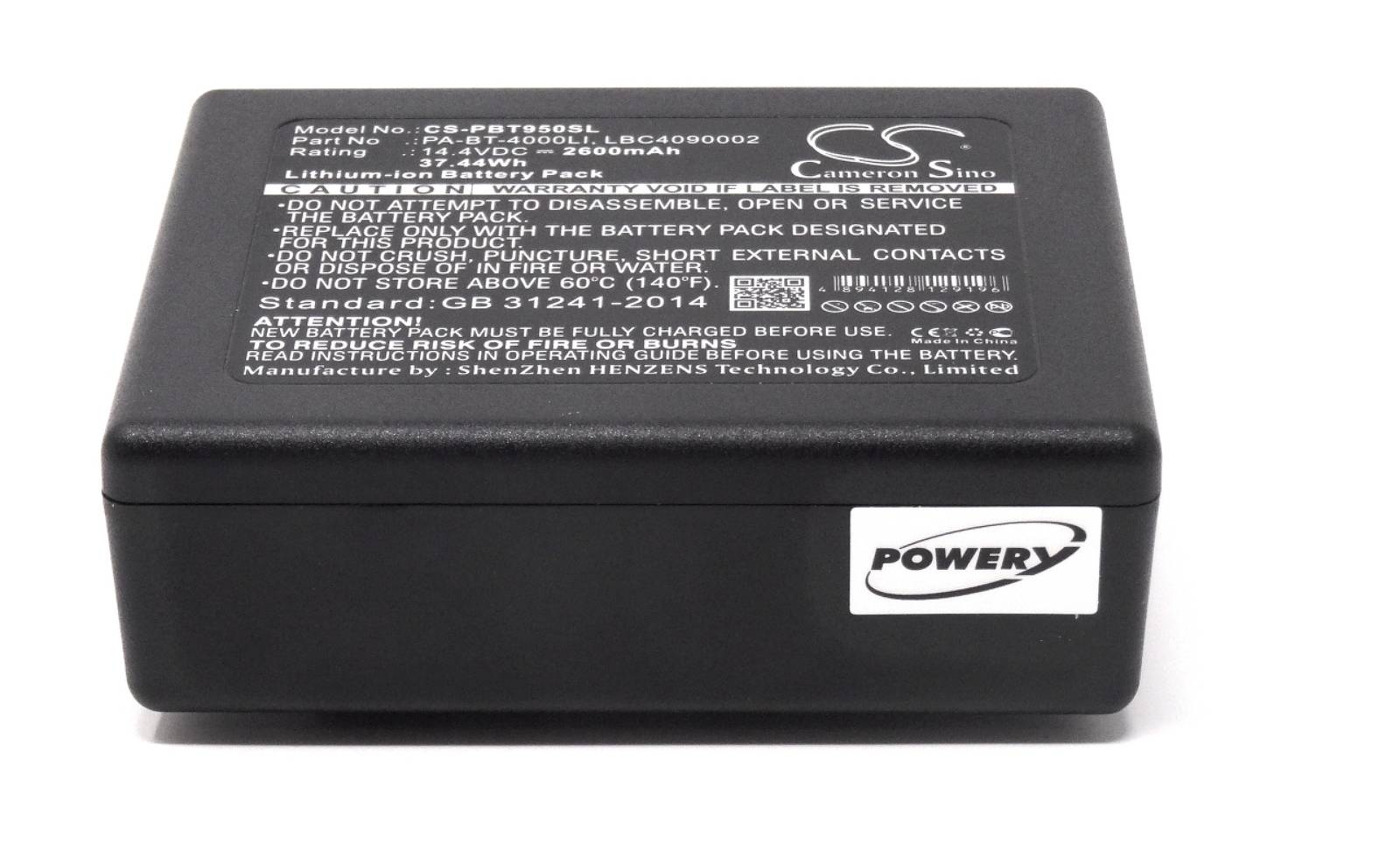 Akku für Drucker Brother P touch P 950 / PT-P950NW / Typ PA-BT-4000LI, 14,4V, Li-Ion-0