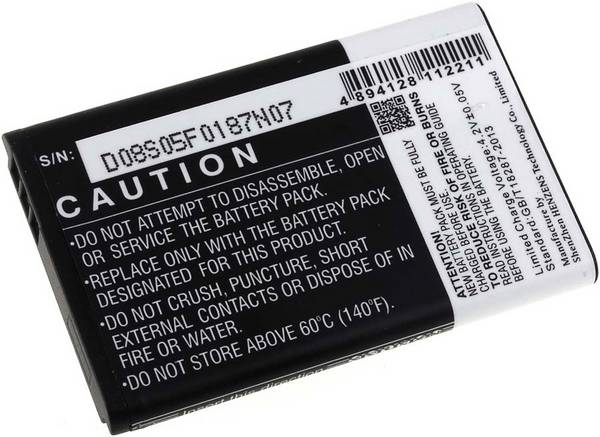 Akku für CAT B30 / Typ 1ICP5/3450 1S1P, 3,7V, Li-Ion