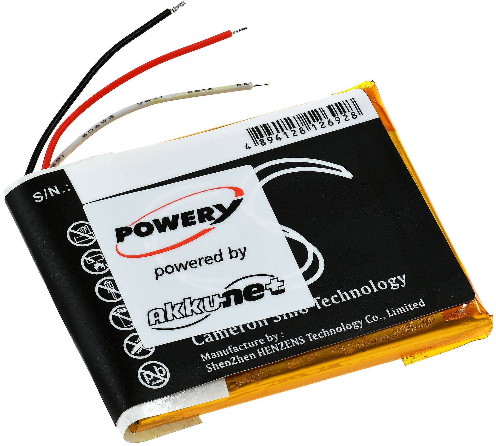 Akku für Wireless Kopfhörer Astro Gaming A50 / Typ SRP603443, 3,7V, Li-Polymer-1