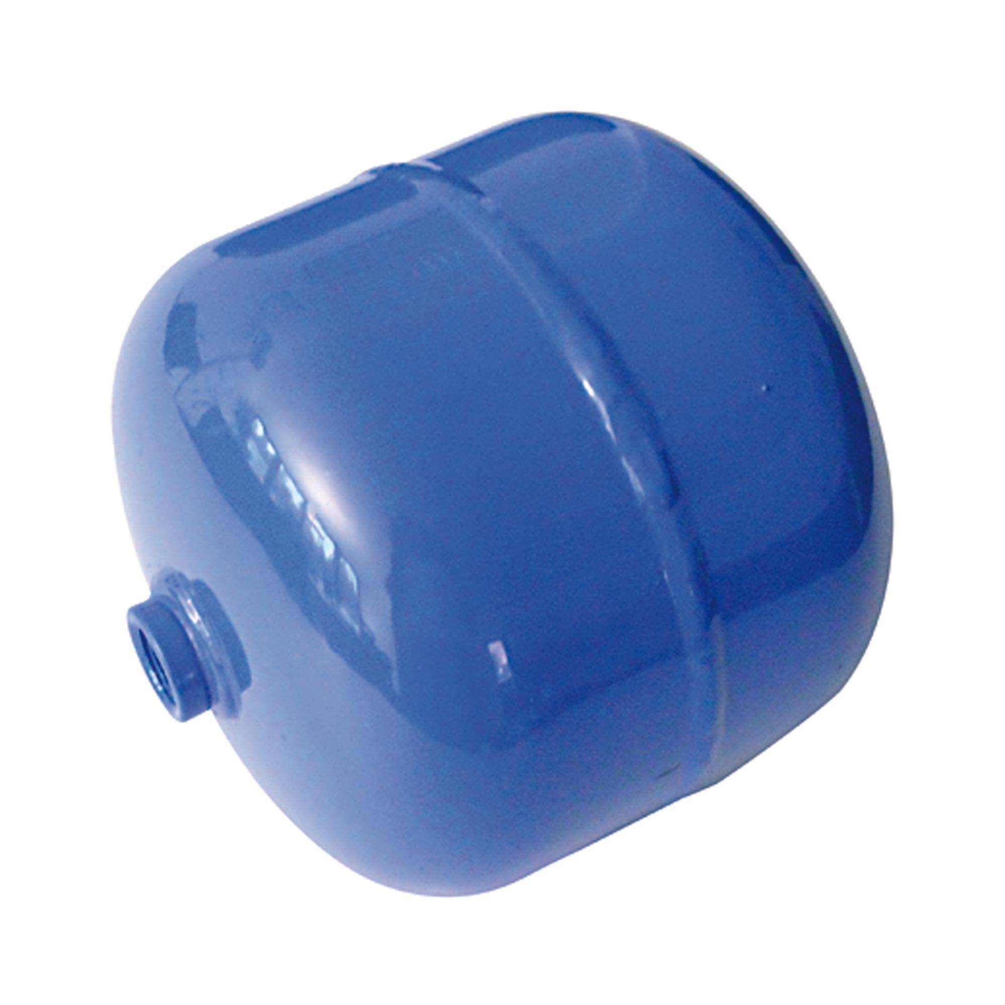 RIEGLER Druckluftbehälter 7 Liter, 2 x G 1/2 IG, Betriebsdruck max. 11 bar, Temperaturbereich -10 °C bis 60 °C, Stahl ku-0