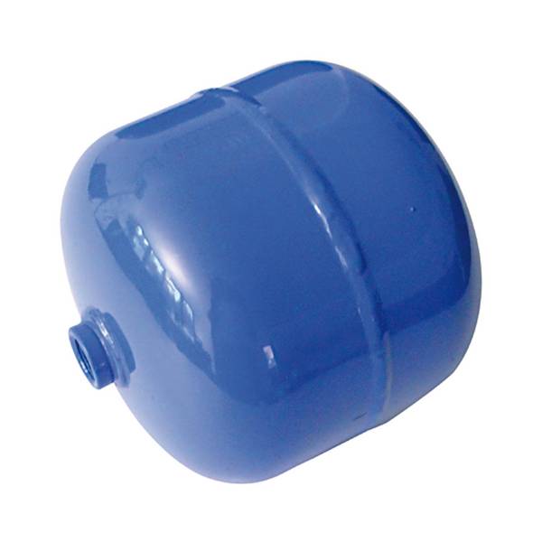 RIEGLER Druckluftbehälter 7 Liter, 2 x G 1/2 IG, Betriebsdruck max. 11 bar, Temperaturbereich -10 °C bis 60 °C, Stahl ku