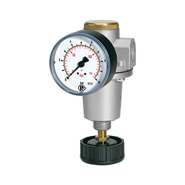 RIEGLER Druckregler »Standard«, inkl. Manometer, BG 2, G 1/2, PE max. 25 bar, Mediumstemperatur max. 60 °C, Regelbereich