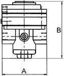 RIEGLER Druckregler pneumatisch ferngesteuert »Standard«, ohne Mano, G 1/2, Eingangsdruck max. 25 bar, Mediums-/Betriebs-1
