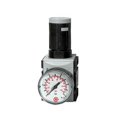RIEGLER Präzisionsdruckregler »FUTURA«, inkl. Manometer, BG 1, G 1/4, PE max. 16 bar, Temp. -10 °C bis 50 °C, Regelberei-0