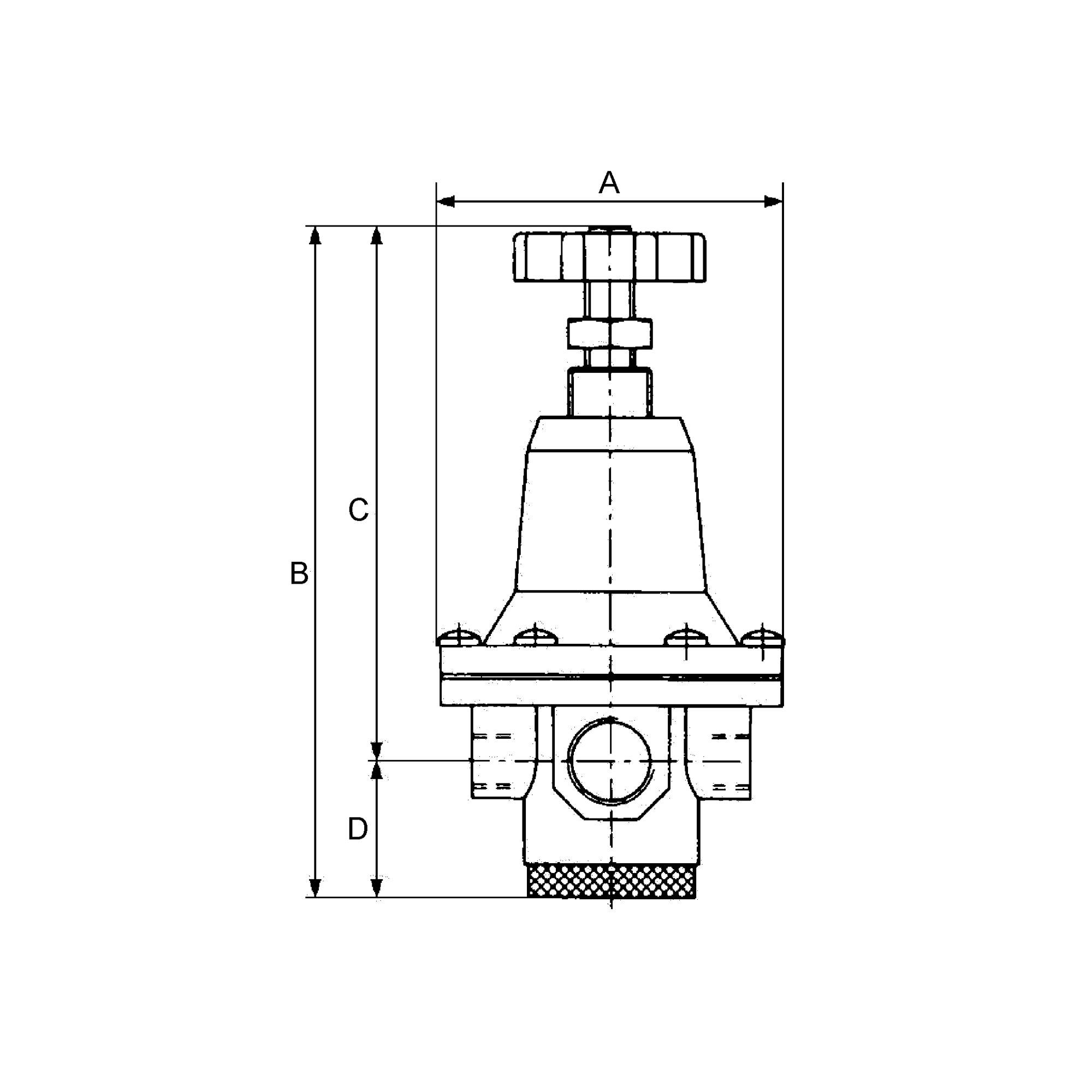 RIEGLER Druckbegrenzungsventil, inkl. Manometer, G 1/2, Einstellbereich 0,5 - 5,5 bar, Mediums-/Umgebungstemp. max. 60 °-2
