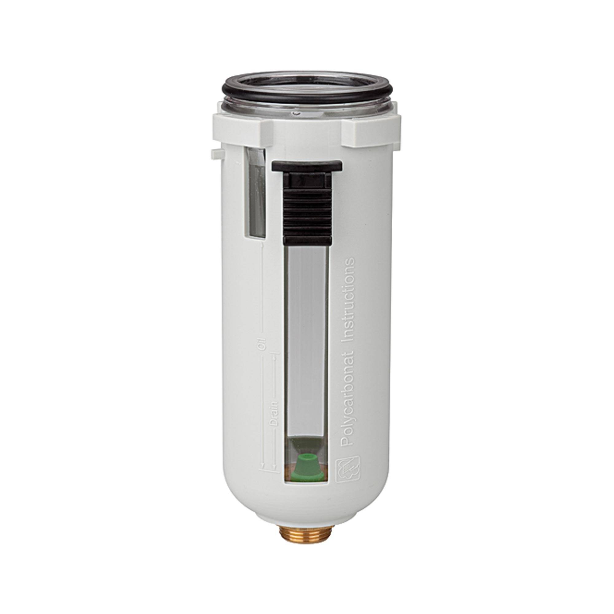 RIEGLER Polycarbonatbehälter inkl. Schutzkorb, für Nebelöler »FUTURA«, BG 2, G 3/8 und G 1/2.-0