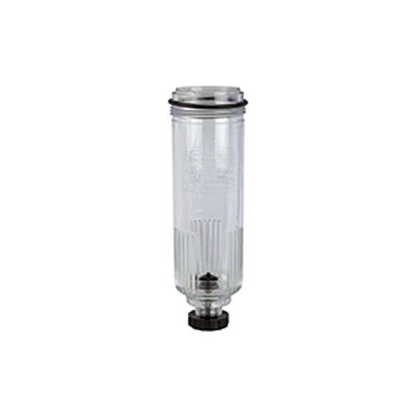 RIEGLER Polycarbonatbehälter, inkl. O-Ring, mit halbautomatischem Ablassventil, für »multifix«, BG 1, G 1/4 und G 3/8.