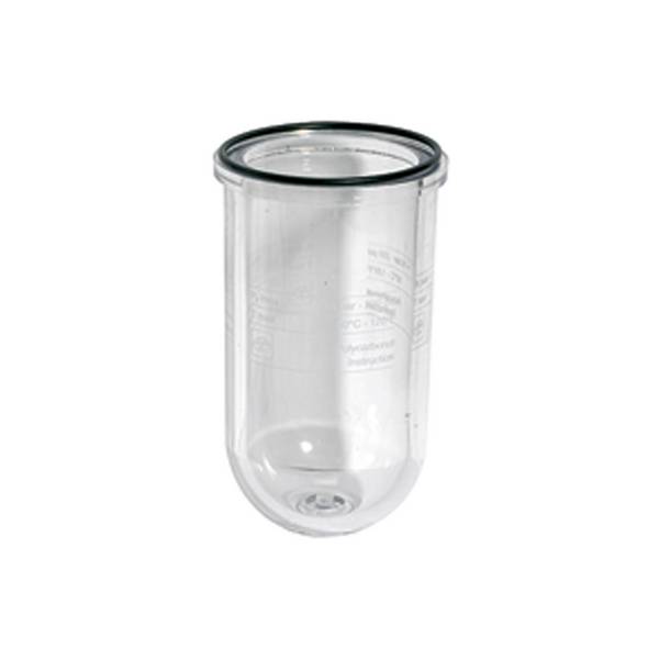 RIEGLER Polycarbonatbehälter, inkl. O-Ring, für Nebelöler »Standard«, BG 3, G 1/2, G 3/4, G 1 und BG 4 G 1 1/4 und G 1 1