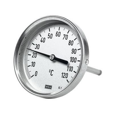 WIKA Bimetallthermometer, hochwertige Ausf., Anschluss hinten, f. Schutzrohr Typen SR03, SR13, SR23, Ø100 mm, Anzeigeber-0