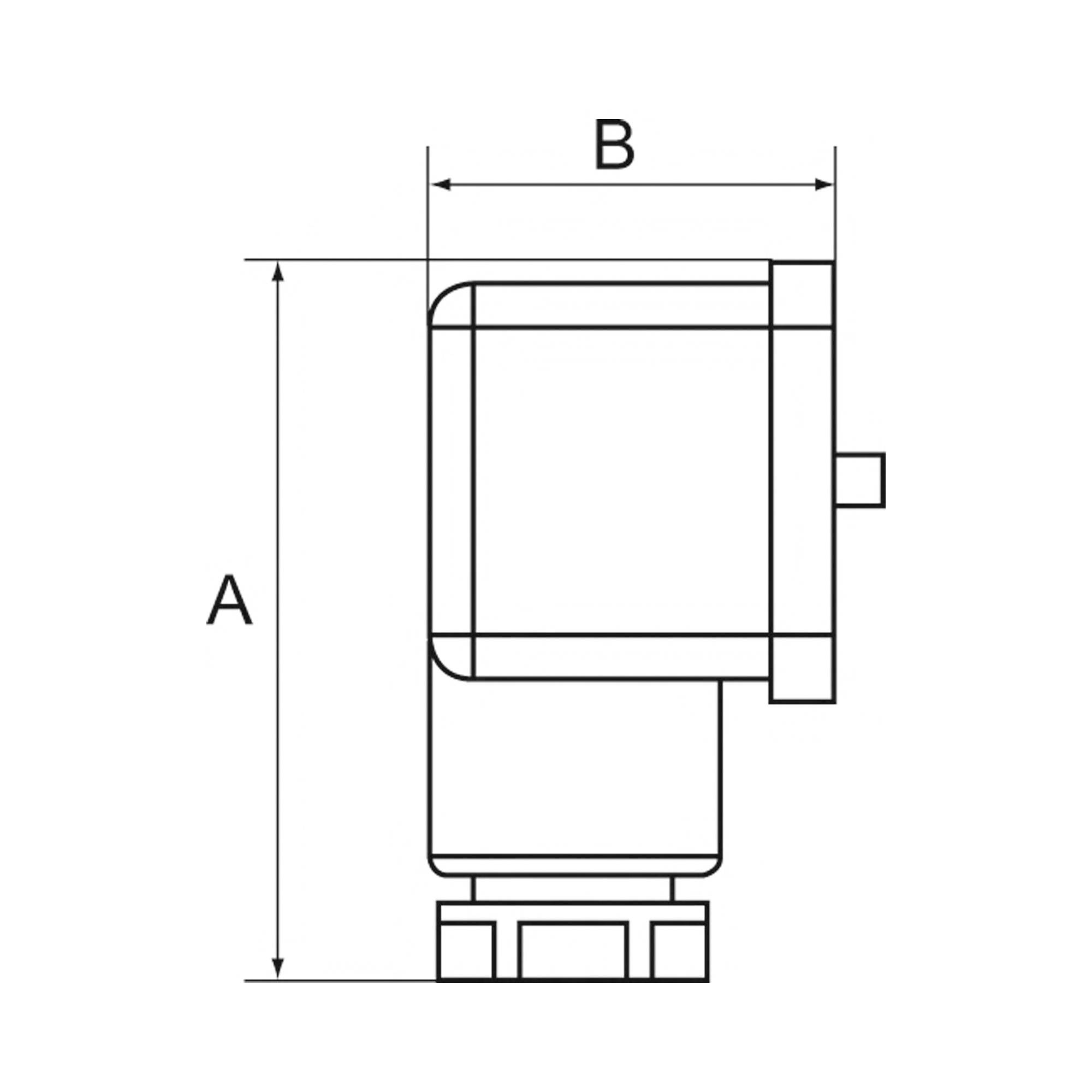 RIEGLER Druckschalter, Kompressoren, m. Entlastungsventil, Drehstrom, F4 1/2, Mediumstemp. -5 °C bis 80 °C, G 1/2, Einst-1