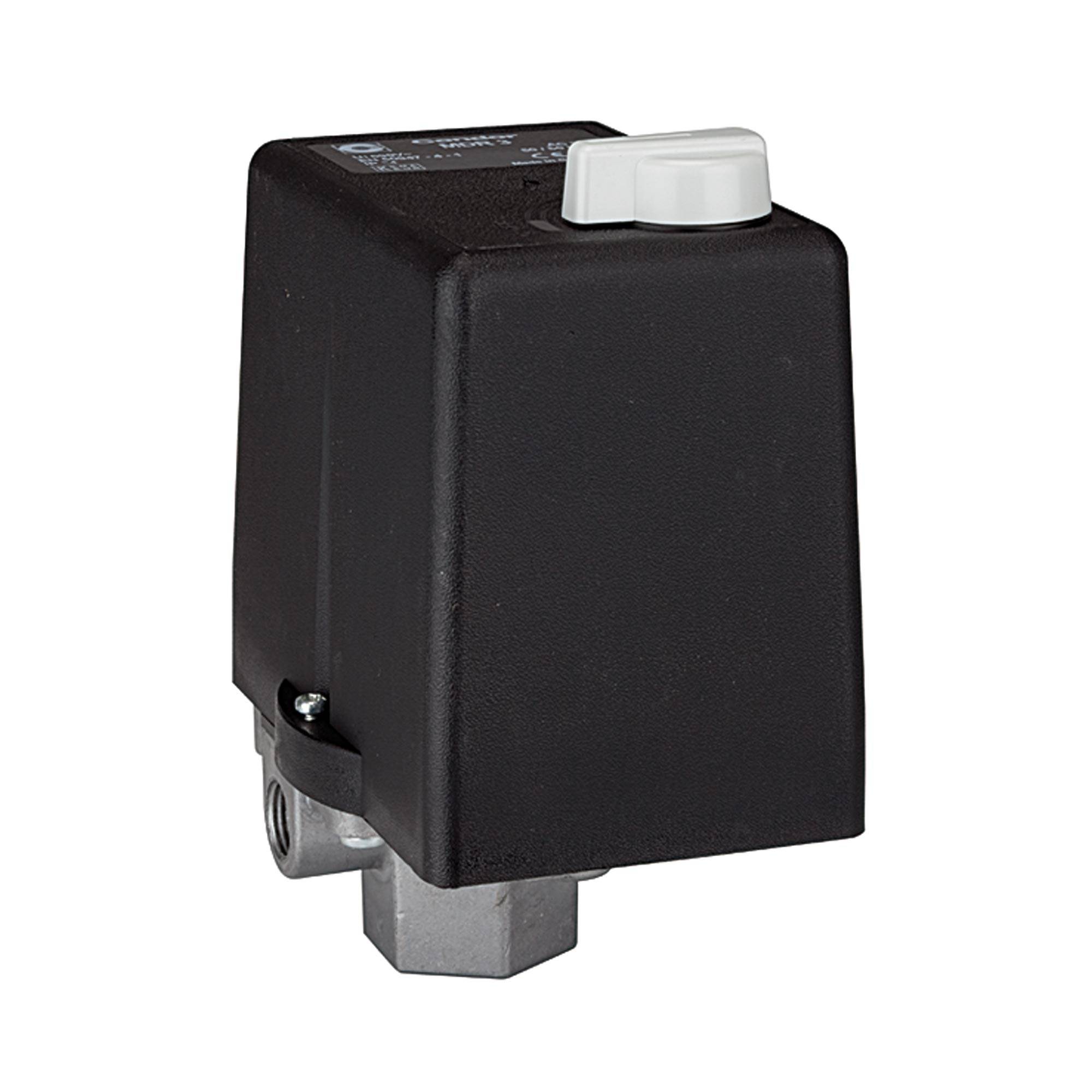 RIEGLER Druckschalter, Kompressoren, Drehstromausf., F4 1/2, Mediumstemp. -5 °C bis 80 °C, G 1/2, Einstellbereich 4 - 11