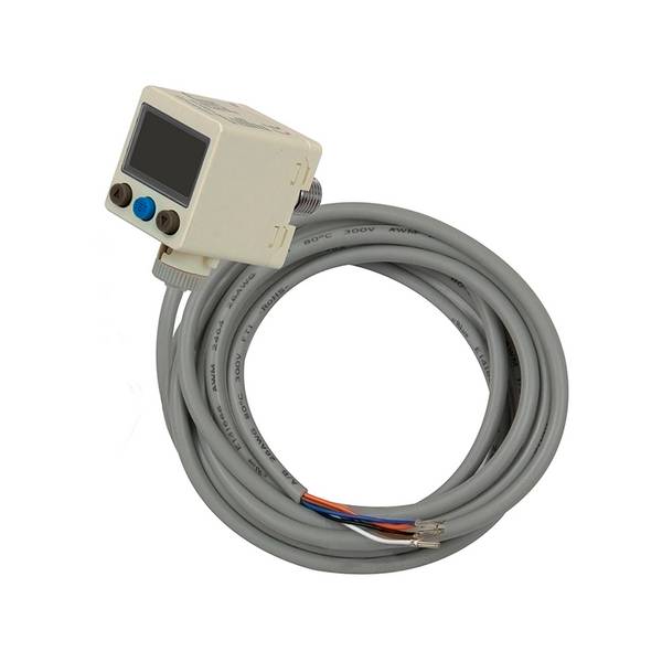 RIEGLER Elektronischer Druckschalter mit Digitalanzeige, G 1/8 AG, 0 - 10 bar, 2 x PNP out + 1 x Analog out 4 - 20 mA.