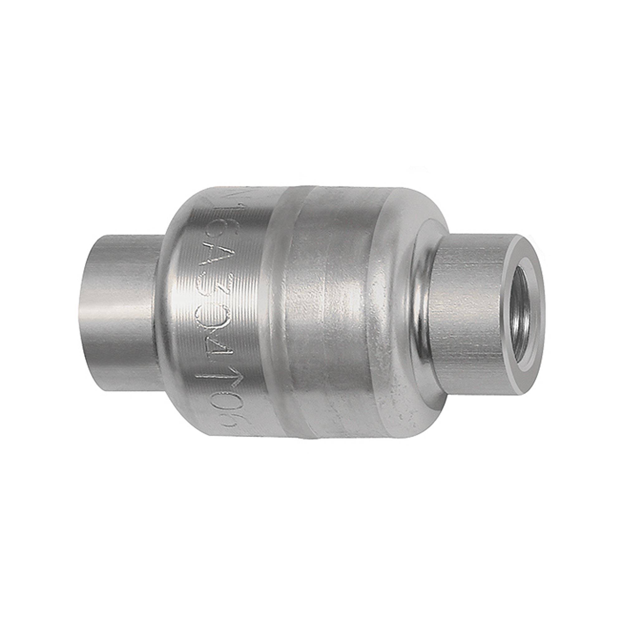 RIEGLER Rückschlagventil, leichte Bauweise, ES 1.4301, Betriebstemp. -20 °C bis 150 °C, G 1/4, PN max. 16 bar, Öffnungsd-0
