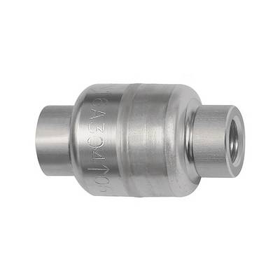RIEGLER Rückschlagventil, leichte Bauweise, ES 1.4301, Betriebstemp. -20 °C bis 150 °C, G 1/4, PN max. 16 bar, Öffnungsd-0