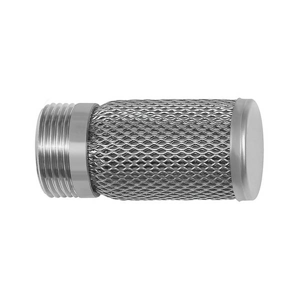 RIEGLER Saugkorb für Rückschlagventile, Edelstahl 1.4301, Temperaturbereich max. 150 °C, G 1/2.  Korrosionsbeständiger S