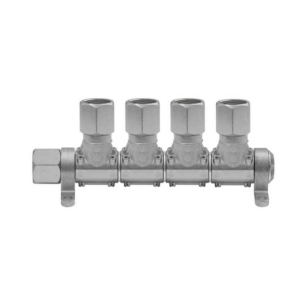 CEJN Druckluftverteiler »Multi-Link«, ohne Kupplung, G 1/2 IG, Entnahmeeinheit 4, Betriebsdruck max. 16 bar, Temp. -20 °