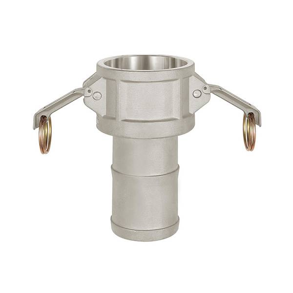 RIEGLER Kamlok-Schnellkupplungsdose, Schlauchstutzen, Typ C, Alu, Schlauch LW 100, für Stecker-Ø 120 mm, PN max. 16 bar,