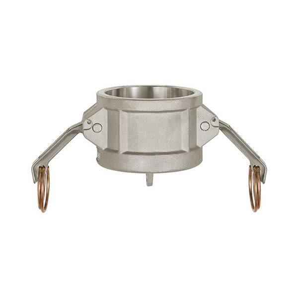 RIEGLER Kamlok-Verschlusskappe für Schnellkupplungsstecker, Typ DC, Alu, BG 3, für Stecker-Ø 92 mm, Druck max. 16 bar, T